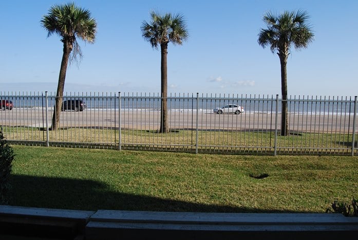 Photo of view of Gulf of Mexico from front row condo at Dawn Condominiums