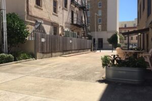 Galveston Electric Company Lofts parking