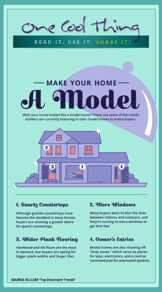 Make Your Home a Model Home infographic