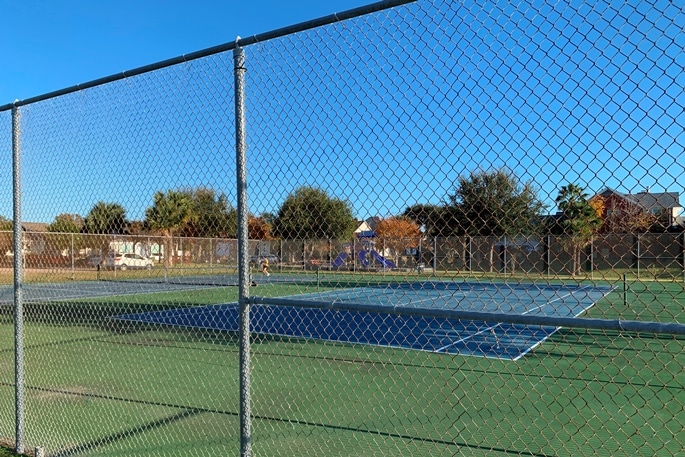 Campeche Cove Townhomes tennis courts