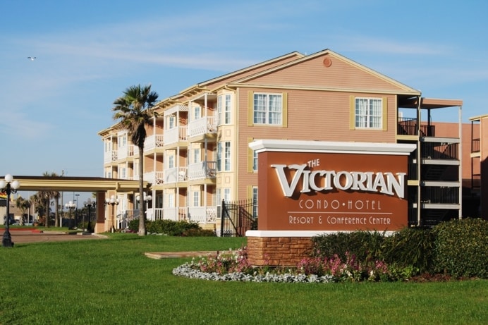 Victorian Condominiums entrance