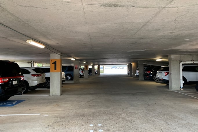 San Luis Condominiums parking