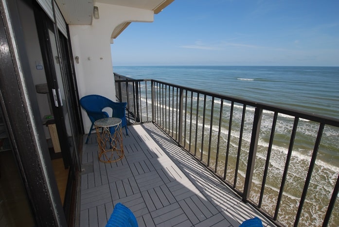Balcony with view of Gulf of Mexico