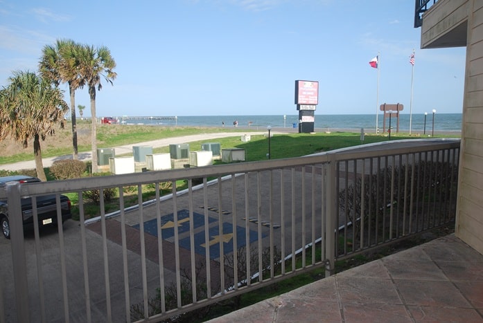 Photo of Gulf of Mexico view from balcony at Maravilla Condominiums