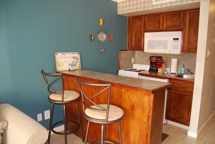 Photo of kitchen at Victorian Condominiums