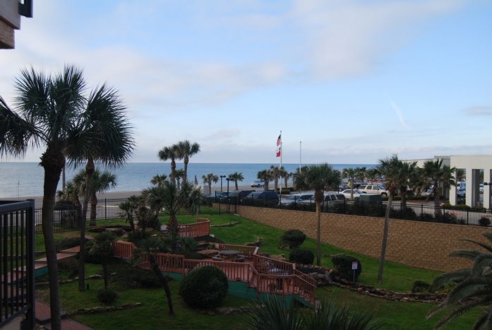 Photo of Gulf view from balcony at Maravilla Condominiums