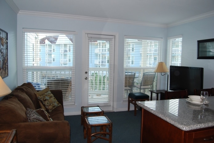 Photo of living room at Seascape Condominiums