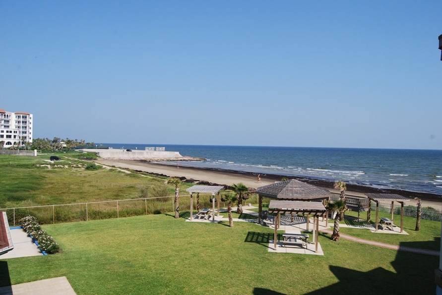 Photo of east side views of Gulf from Seascape Condominiums