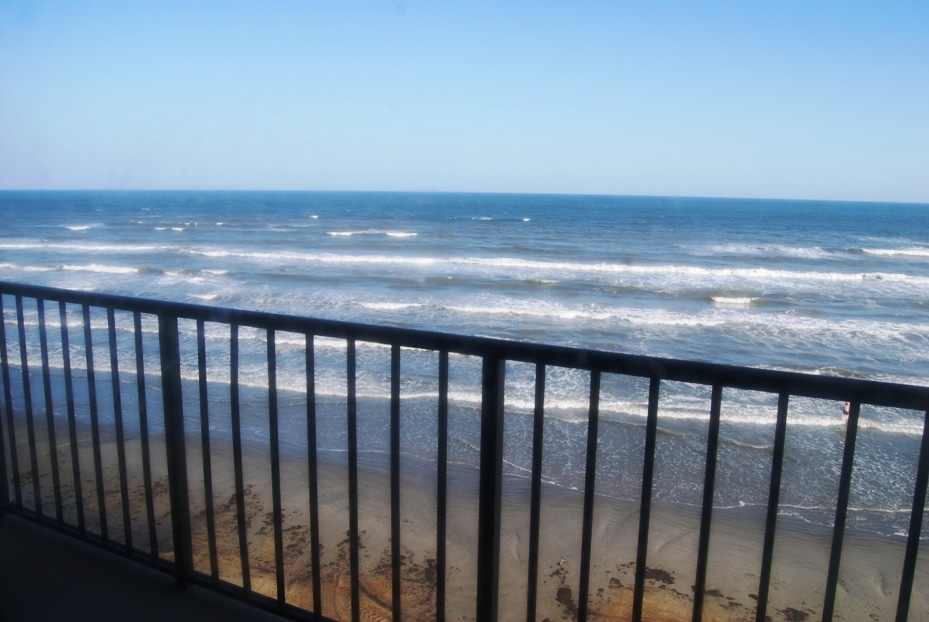 Photo of Gulf of Mexico from balcony at Riviera II Condominiums