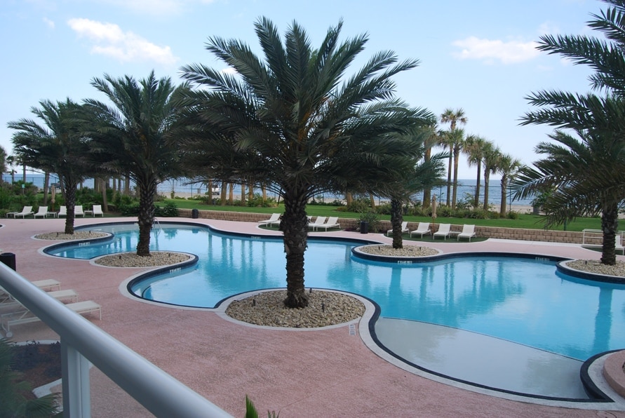 Photo of swimming pool at Diamond Beach Condominiums