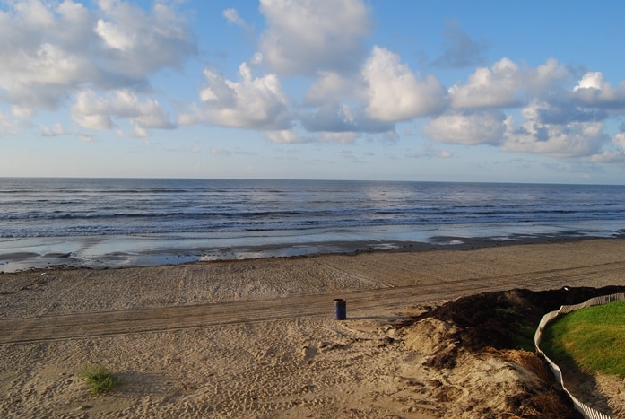 Photo of beachfront of Gulf from West Beach Grand Condominiums