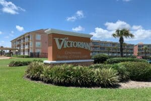 Photo of Victorian Condominiums sign